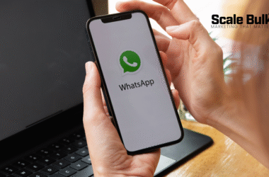 Scale Bulk WhatsApp Meta services dashboard showing automated bulk messaging campaign with customer engagement metrics